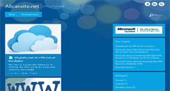 Desktop Screenshot of alicansite.net